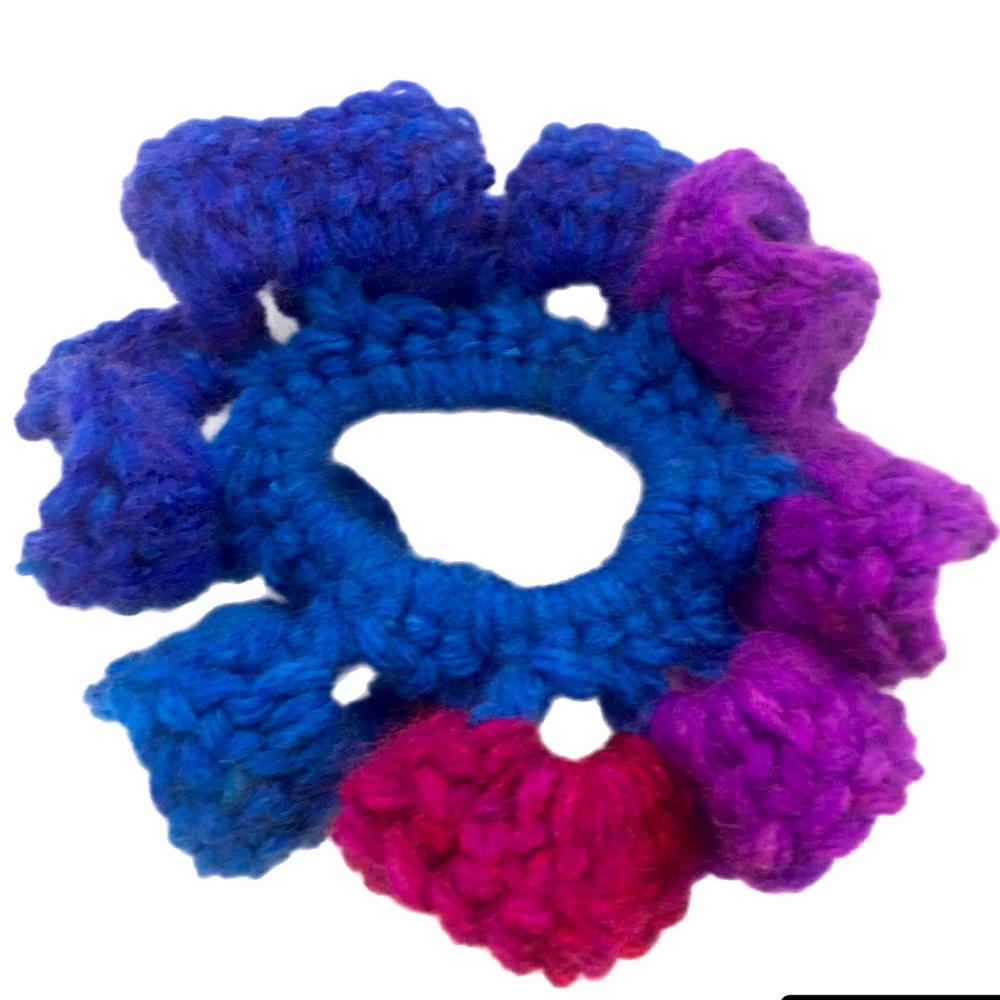 Colorful Crochet Hair Tie